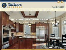 Tablet Screenshot of advance-realtors.com